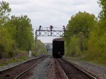 Mixed freight rear end westbound